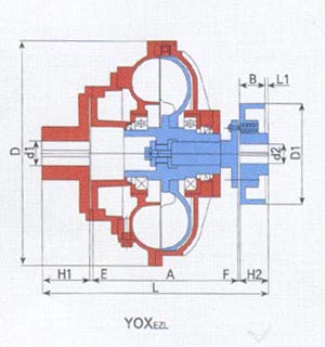 彈性聯軸節+制動輪